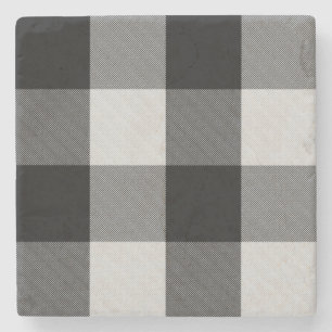Buffalo White Stone Coaster