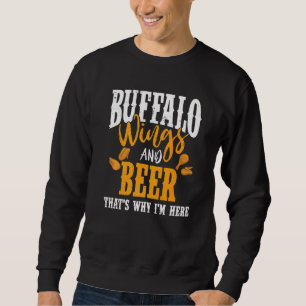 Buffalo Wings Fried Chicken Hot Wing Sauce 2 Sweatshirt