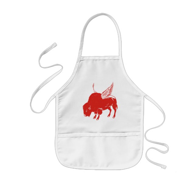 Buffalo Wings Kids Apron (Front)
