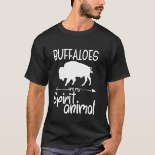 Buffaloes Are My Spirit Animal  For Men Women Tama T-Shirt
