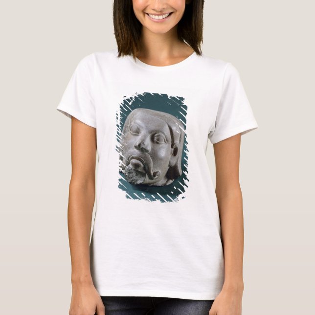 Buffed sandstone head of a foreigner, Sarnath, 3rd T-Shirt (Front)