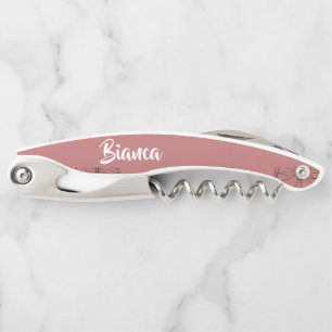 Bufferflies on blush pattern corkscrew
