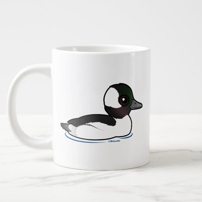 Bufflehead Large Coffee Mug (Left)