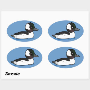 Bufflehead Oval Sticker