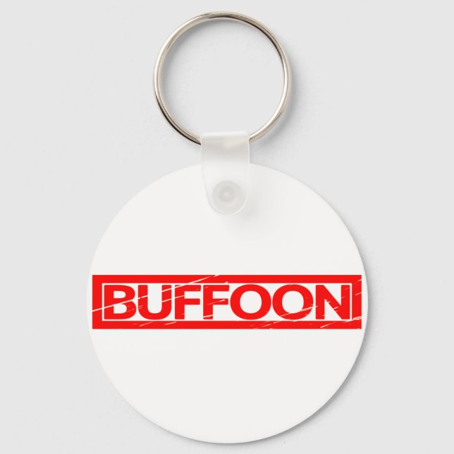 Buffoon Stamp Key Ring (Front)