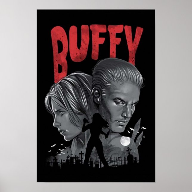 Buffy the vampire Slayer Night Poster (Front)
