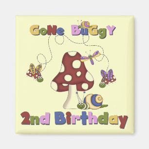 Bug 2nd Birthday T-shirts and Gifts Magnet