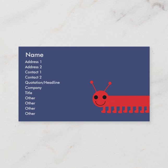 Bug - Business Business Card (Front)