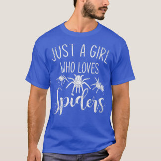 Bug Collector Women Girls Kids Gift Idea Spider  T-Shirt