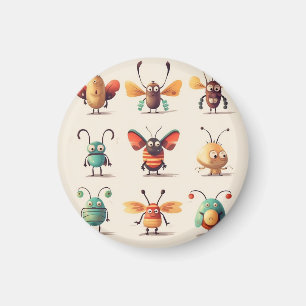 bug, creature magnet, weird pin magnet