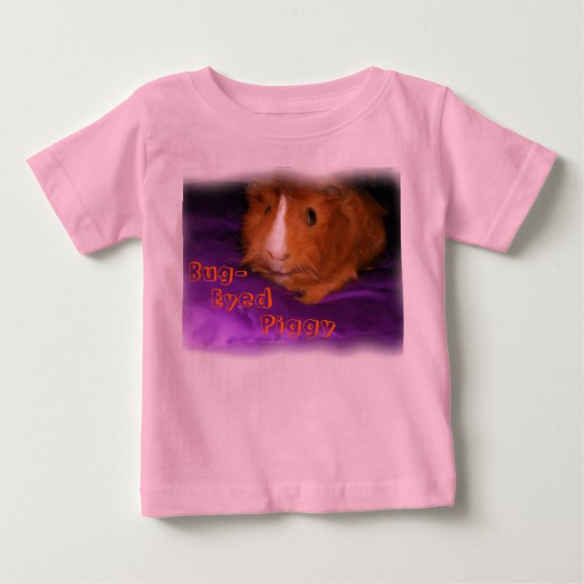 Bug-Eyed Piggy Guinea Pig Shirts (Front)