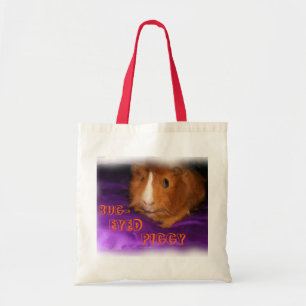 Bug-Eyed Piggy Guinea Pig Tote Bag
