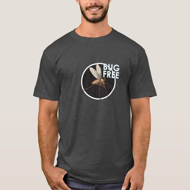 Bug Free - Men's Basic Dark T-Shirt (Front)