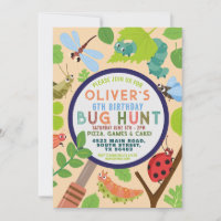 Bug Hunt Garden Fun Insect Scavenger Birthday