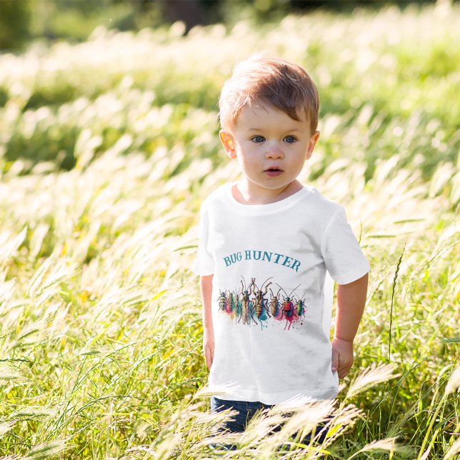 Bug Hunter colourful insects beetles and bugs T-Shirt (Creator Uploaded)