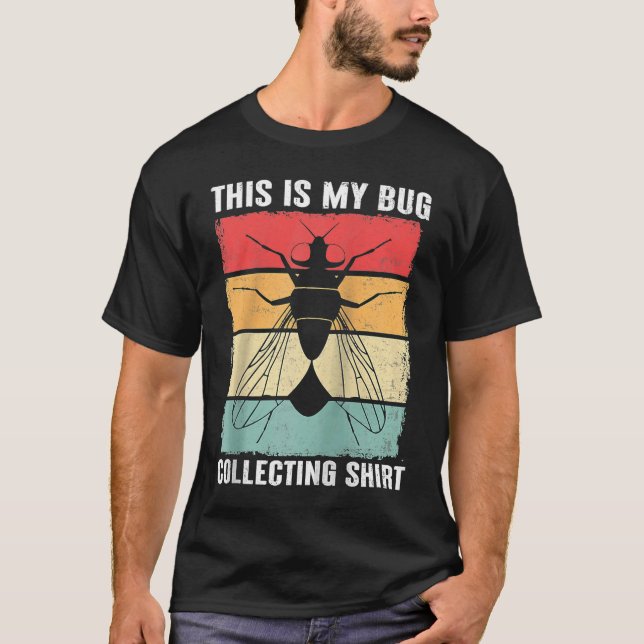 Bug Insect Science This is My Bug Collecting Outfi T-Shirt (Front)
