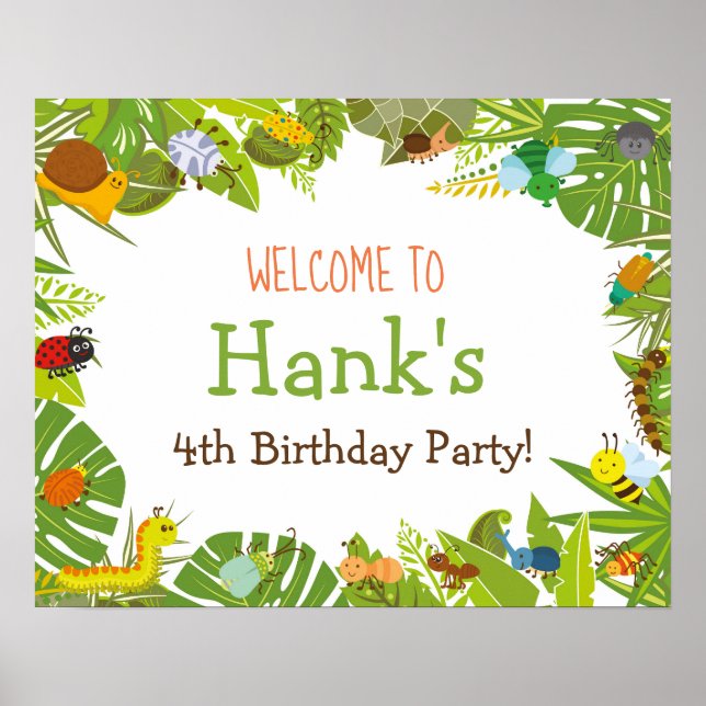 Bug Insect Welcome Sign (Front)