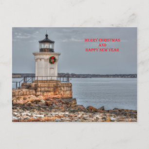 Bug Light Holiday Postcard