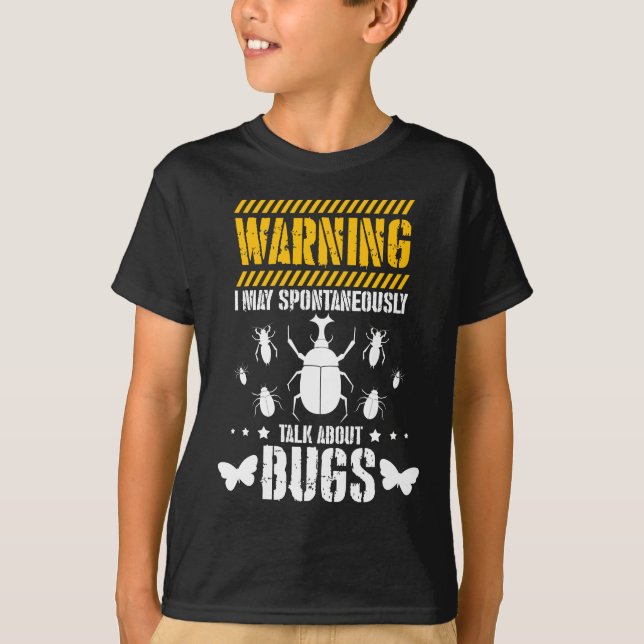 Bug Lover Insects Funny Entomologist T-Shirt (Front)