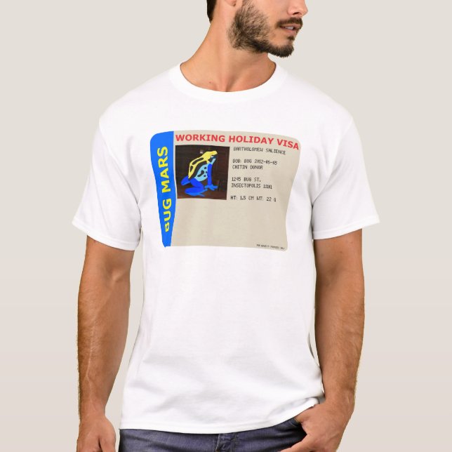 Bug Mars Visa T-Shirt (Front)