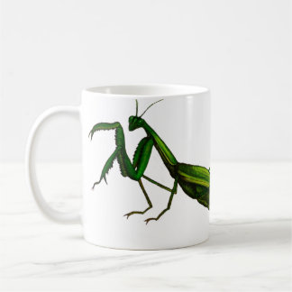 Bug Mug, Praying Mantis Green Coffee Mug