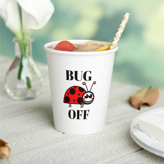 Bug Off Paper Cup (Insitu)