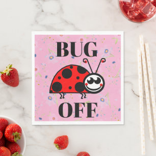 Bug Off Paper Napkin