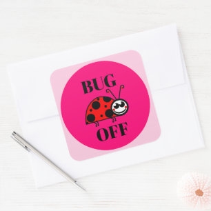 Bug Off Sticker