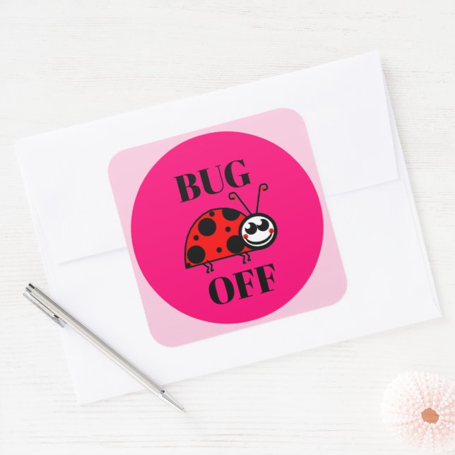 Bug Off Sticker (Envelope)