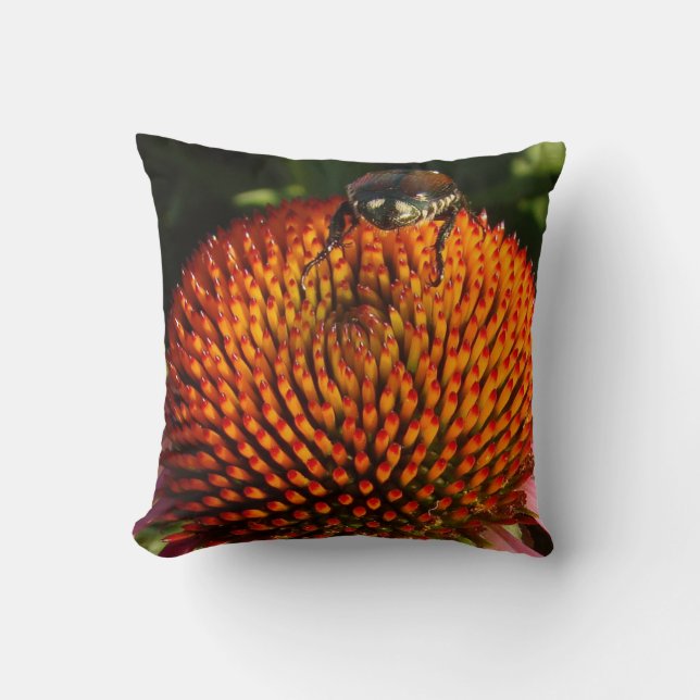 Bug on Flower Cushion (Front)