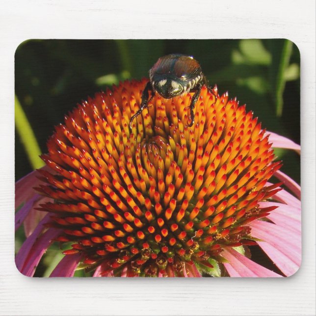 Bug on Flower Mouse Pad (Front)