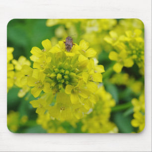 Bug on Flower Mouse Pad