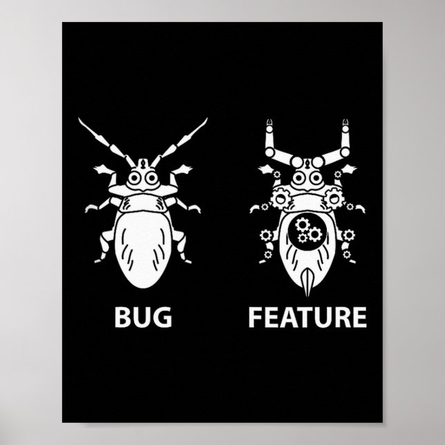 Bug Or Feature Tank Top  Poster (Front)