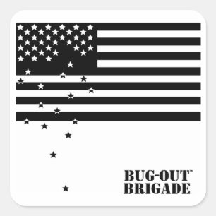 BUG-OUT Brigade Falling Stars Stickers