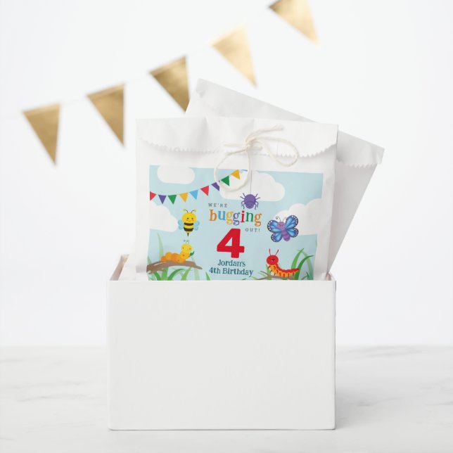 Bug Party Birthday Cute  Favour Bags (Party)