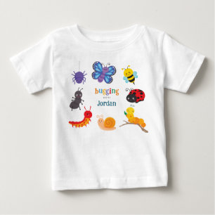 Bug Party Cute Colorful   Baby T-Shirt