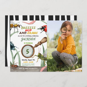 Bug Photo Invitation