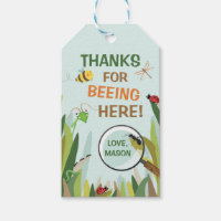 Bug Thank You Favour Tags Insects Outdoor Birthday