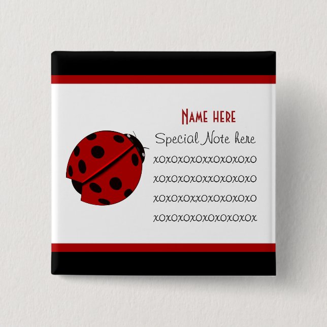 Buggers Customisable Button (Front)