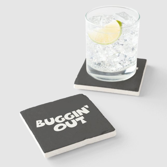 Buggin' Out Stone Coaster (Side)
