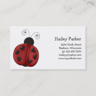 Buggin' You Again · Ladybug Business Card