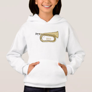 Bugle cartoon illustration