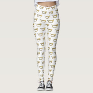 Bugle cartoon illustration  leggings