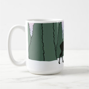 Bugling Bull Elk and Fish mug