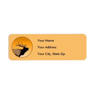 Bugling Bull Elk at Sunset Original Wildlife Art