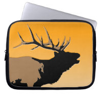 Bugling Bull Elk at Sunset Original Wildlife Art