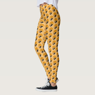 Bugling Bull Elk at Sunset Original Wildlife Art Leggings