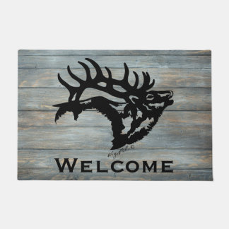 Bugling Bull Elk Doormat