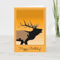 Bugling Elk at Sunset - Original Wildlife Art