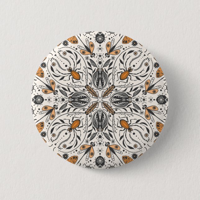 Bugs 6 Cm Round Badge (Front)